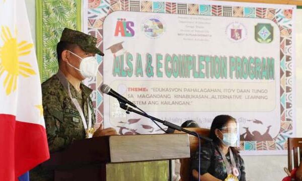 17 IP Soldiers Complete 2-Year DepEd ALS A&E Program in Butuan City