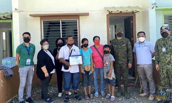 Government awards Housing Units to 7 Former Rebels in Cagayan de Oro City