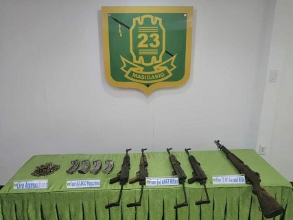 CNT yields, arms cache seized in AgNor town
