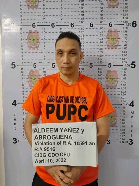 Joint Army-PNP Law Enforcement Operations arrest CTG Leader in CDO