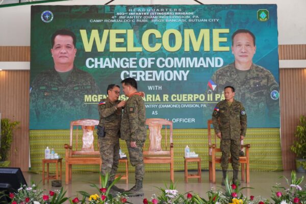 402nd Brigade in Butuan welcomes new Acting Commander